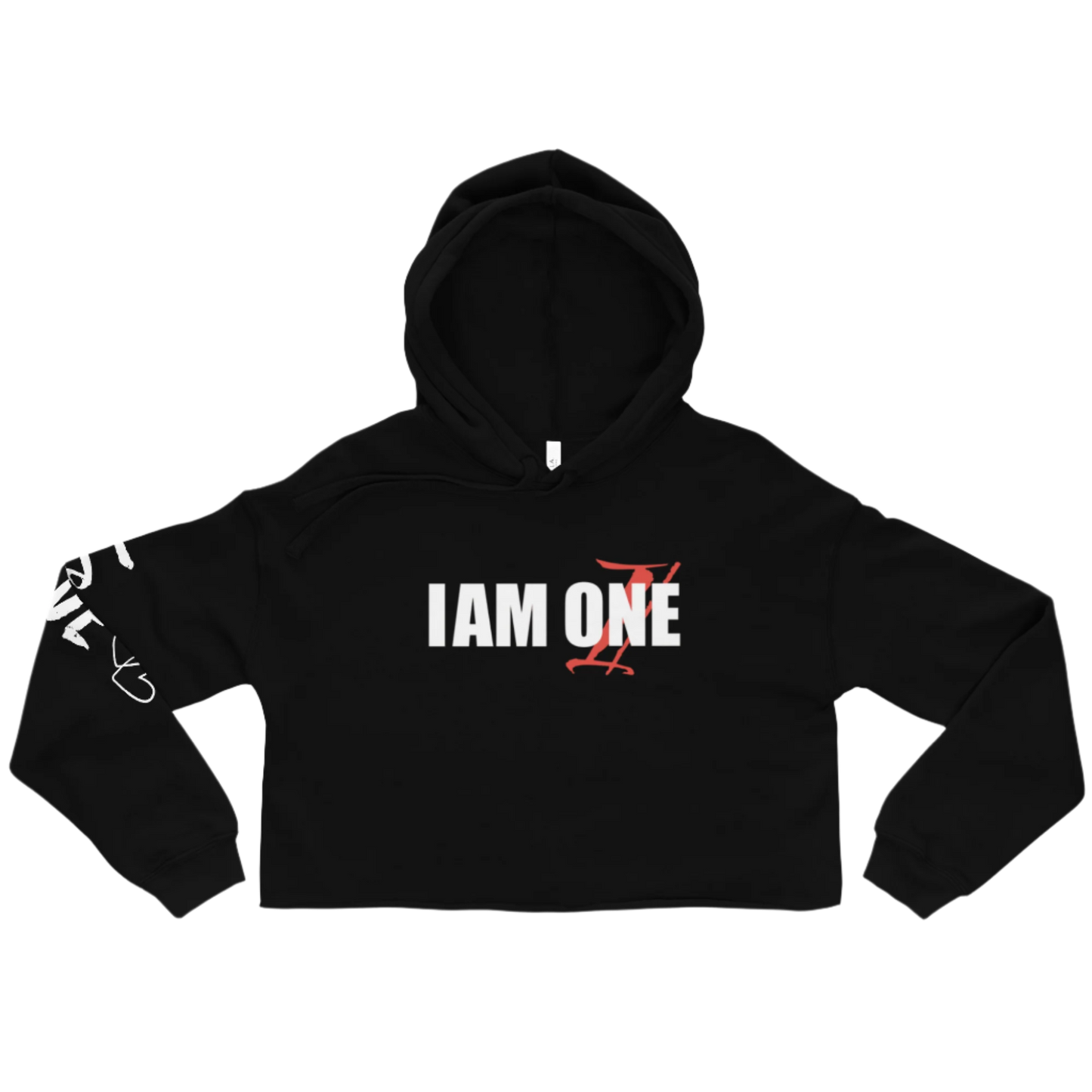 IAMONE LOVE Crop Hoodie