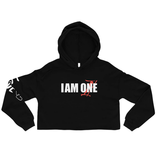 IAMONE LOVE Crop Hoodie