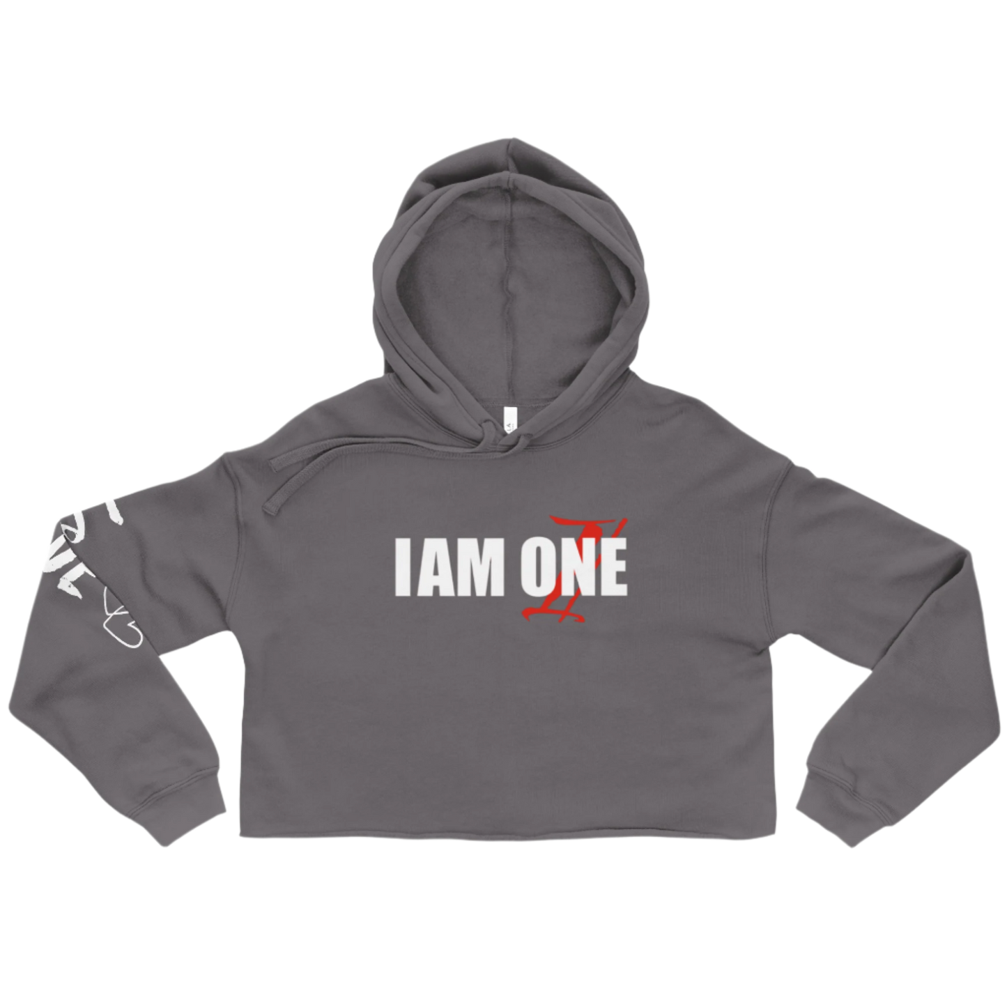 IAMONE LOVE Crop Hoodie